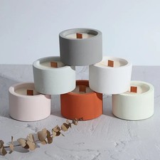 Runde Kerze Glas Silikon Form