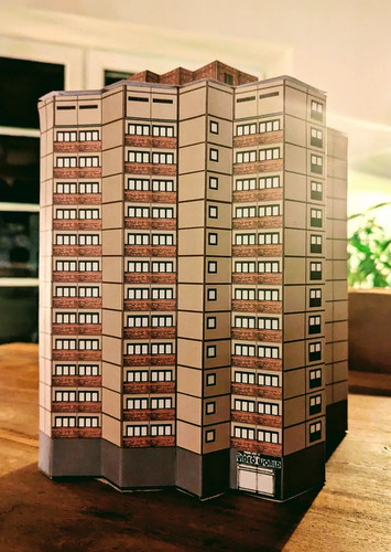 Bastelbogen gt84 hochhaus - bastelbogen, gt84/85