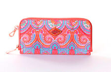 Oilily City Rose Card Zip L Wallet Hot Coral, Damen-Geldbörse Portemonnaie  