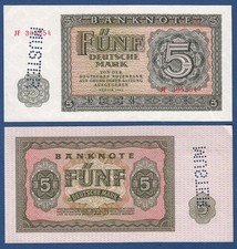 DDR 1955 5 Mark SAMPLE Series