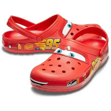 Cartoon Cars Clogs Lightning Mcqueen solide wasserdichte Hausschuhe