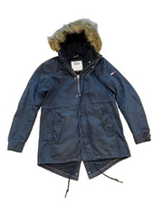 Tommy Hilfiger Herren Winter Jacke Parka mit Pelz - VINTAGE FISHTAIL - Größe M