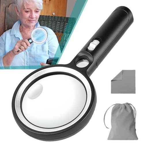 Große lupe mit led - große, 30