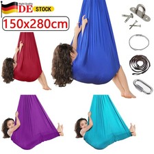 Kinder Therapie Schaukel Hängematte Therapieschaukel 360° Drehend 280x150cm DE