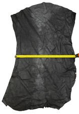 Lederhaut Schwarz Echtleder  Lammleder Echt Leder 77x43 Cm