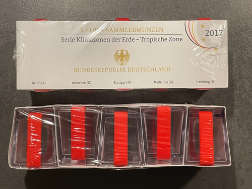 Euro deutschland 2017 - 5x,