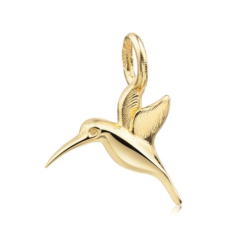 Anhänger kolibri 333 gold - anhänger,