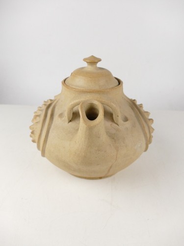 Japanische terracotta teekanne - terracotta,