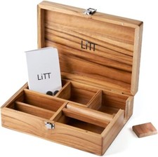 LITT Teakholz Stash Box -