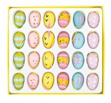 24 Ostereier mit Anhänger