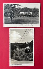 2 x Foto AK REICHENBERG in Böhmen 1941 Jeschken mit Seilbahn Gondel   ( 133734