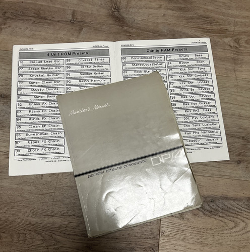 Original ensoniq manual - original,