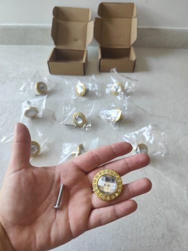 Möbelgriffe 10er set rund - set,