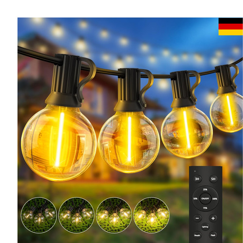 Lichterkette außen 20m - lichterkette,