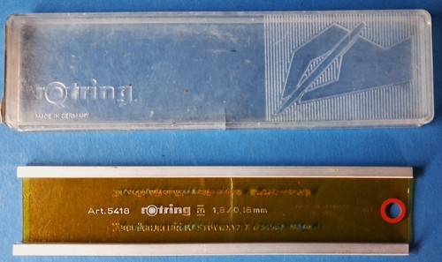 Schriftschablone rotring nr - schriftschablone,,