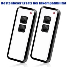 2 Stück für Novoferm Novotron 522/524 MAX43-2 Garagentor Handsender 433MHz