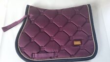 Springschabracke Equestrian Stockholm Pony, Purple Gold, Sattelunterlage