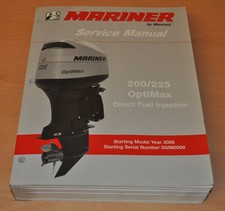 Mercury 200ps 225ps Optimax Direct Fuel Injection Bootsmotor Werkstatthandbuch