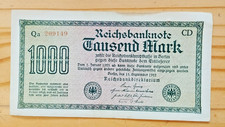 1000 Mark Reichsbanknote vom