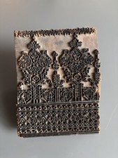 Alter Holz Textilstempel