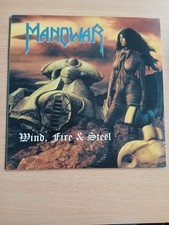 MANOWAR Wind,Fire& Steel Clear Vinyl