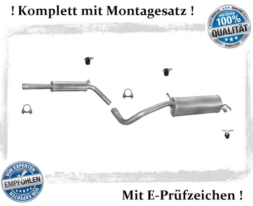 Auspuffanlage für polo - für,