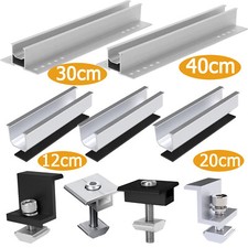 Solarmodule Alu schiene  Halterung Trapezblech Flachdach PV Befestigungsschiene