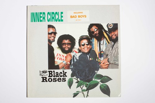 Inner circle black - black, roses"