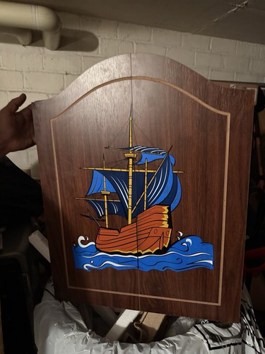 Dartschrank aus holz - dartschrank,