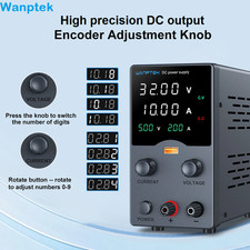 Labornetzteil Netzgerät 0-32/62V,0-5/10A DC Schaltnetzteil Regelbar hochpräzisem