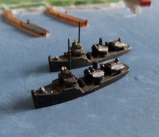 2 Wiking Metall Modelle 69 - 1:1250 MT Boote schwarz deutsche Kriegsmarine 2.WK