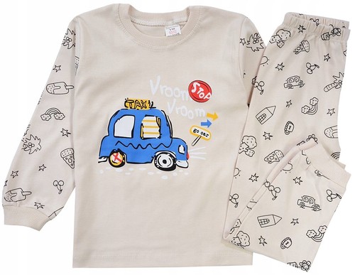 Jungen pyjama mit langem - jungen-pyjama,