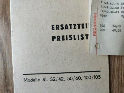 Ersatzteilliste preisliste - ersatzteilliste,