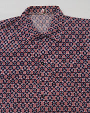 Permaflott Herren 60s Freizeit Hemd Kragenweite 42 Regular Fit Vintage G964