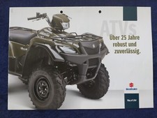 Suzuki Quad KingQuad 750 AXi QuadSport Z400 Z90 Z50 Prospekt 2011 gelocht