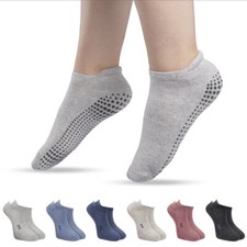 2 Paar Stoppersocken Damen Herren Yoga Socken Antirutschsocken ABS Noppensocken