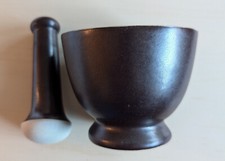 Mörser mit Stößel Keramik HÖGANÄS Schweden