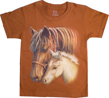 Kinder T-Shirt Kinder Shirt mit Pferde-Motiv in vielen Farben TOP Qualität 