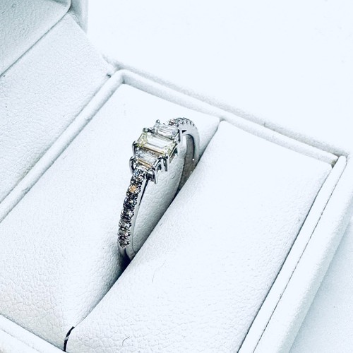 750 weißgold ring diamanten - weißgold,