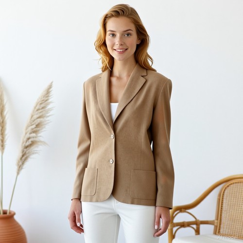 Old money blazer - blazer, beige