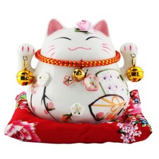 Keramik Spardose Glückskatze