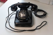 Wählscheiben Telefon Siemens W48 schwarz Neuwertig