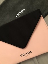 Prada kosmetiktasche Rosa Schwarz