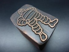 MICHELIN Rarität STEMPEL Logo Schild Vintage SIEGEL original Emblem selten BIB