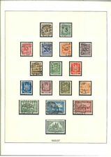Sammlung Deutsches Reich Weimar 1924-1932 gestempelt im Lindner T Vordruckalbum