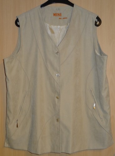Damenweste beige größe - damenweste, xxxl
