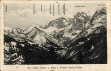 Ak Wilder Kaiser in Tirol, Weg