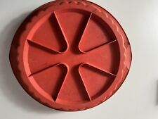 Tupperware Silikonform Backform  Glatte Runde Rot 26cm