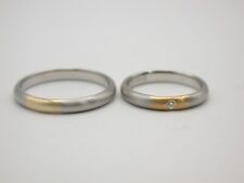 feine Trauringe Platin 950 / Gold  - ungetragen