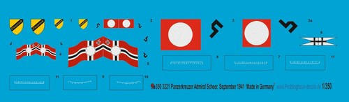 Peddinghaus decals 350 3221 - 1/350,